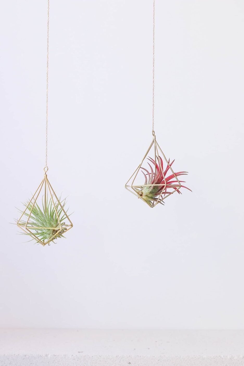 Pirinç Brass Diamond Himmeli Airplant Askısı