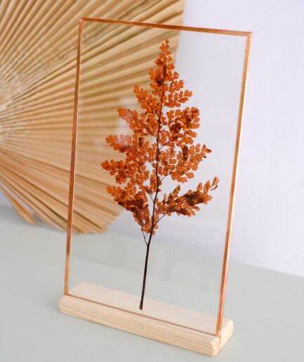 kırmızı adianthum copper frame çerçeve