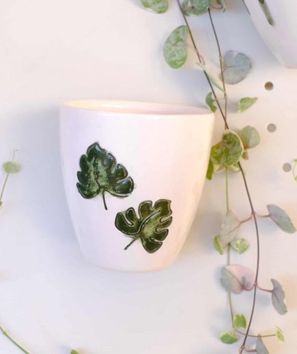 monstera el yapımı bold bardak