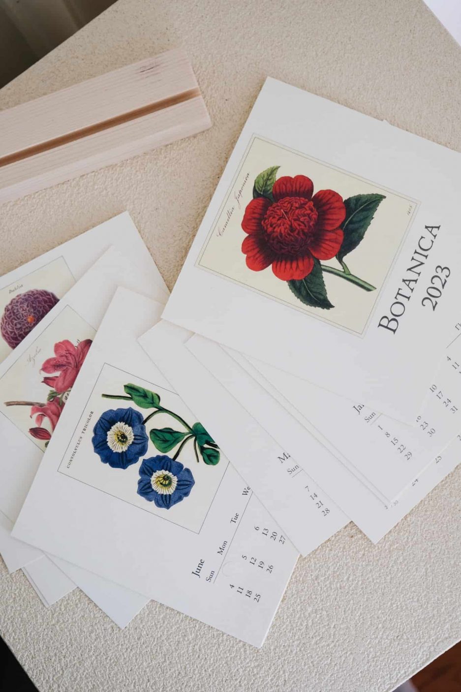 botanico calender takvim 2023