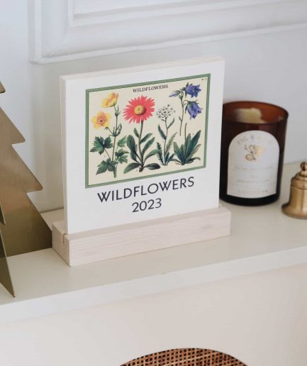 wildflowers calender takvim 2023