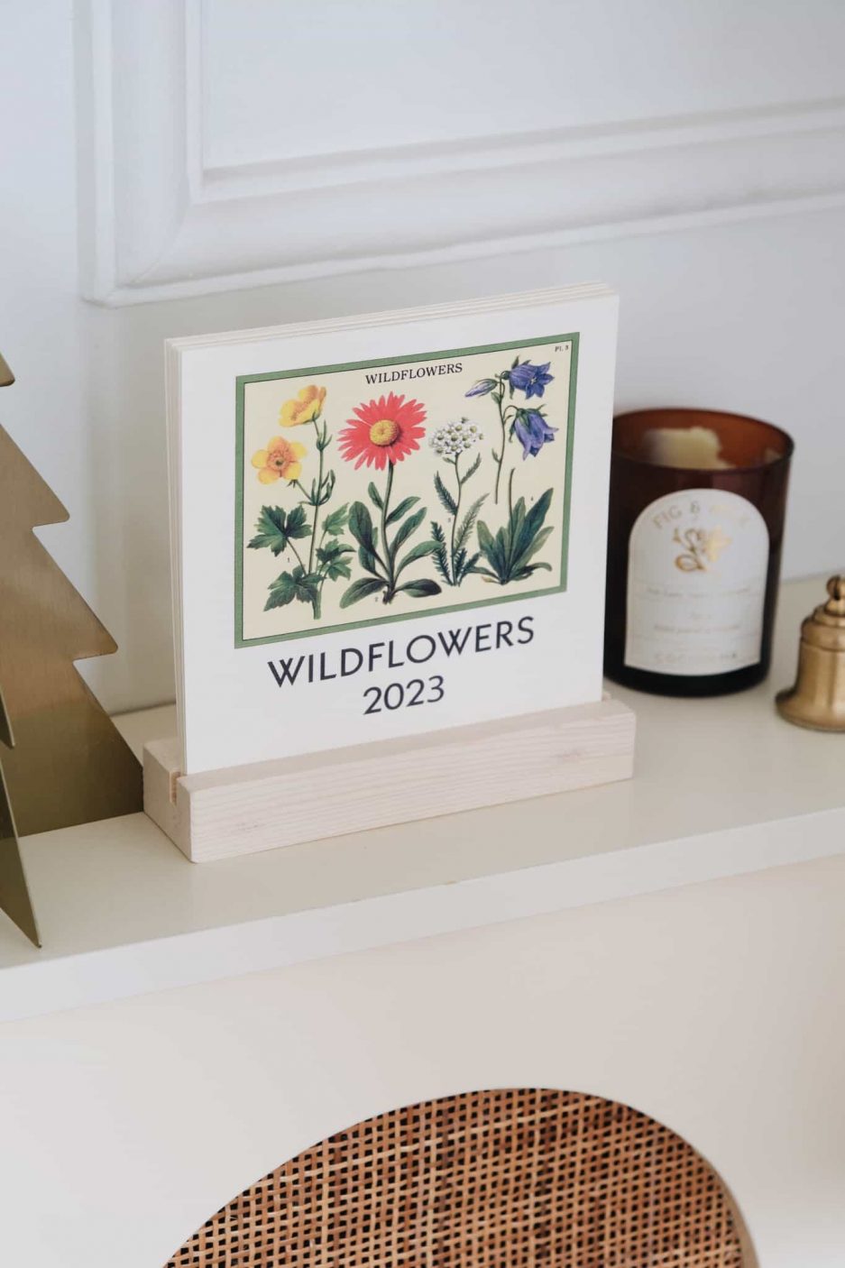 wildflowers calender takvim 2023